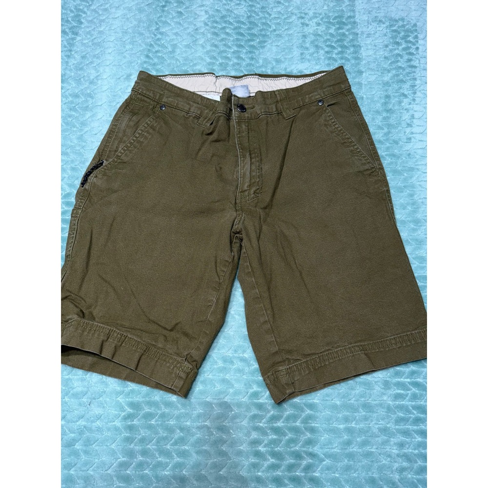 Columbia Mens Regular Fit Utility Hiking Shorts Olive Green 30W